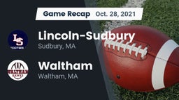 Recap: Lincoln-Sudbury  vs. Waltham  2021