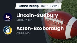 Recap: Lincoln-Sudbury  vs. Acton-Boxborough  2023