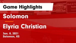 Solomon  vs Elyria Christian  Game Highlights - Jan. 8, 2021