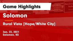 Solomon  vs Rural Vista [Hope/White City]  Game Highlights - Jan. 22, 2021