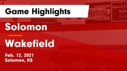 Solomon  vs Wakefield  Game Highlights - Feb. 12, 2021