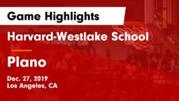 Harvard-Westlake School vs Plano Game Highlights - Dec. 27, 2019