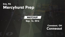 Matchup: Mercyhurst Prep vs. Conneaut  2016