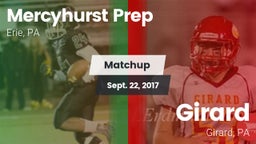 Matchup: Mercyhurst Prep vs. Girard  2017