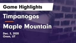 Timpanogos  vs Maple Mountain  Game Highlights - Dec. 3, 2020