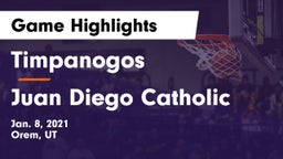 Timpanogos  vs Juan Diego Catholic  Game Highlights - Jan. 8, 2021