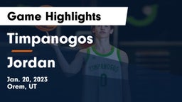 Timpanogos  vs Jordan  Game Highlights - Jan. 20, 2023