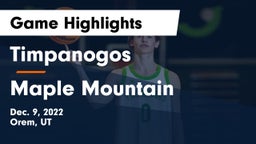 Timpanogos  vs Maple Mountain  Game Highlights - Dec. 9, 2022