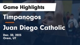 Timpanogos  vs Juan Diego Catholic  Game Highlights - Dec. 30, 2023