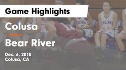 Colusa  vs Bear River  Game Highlights - Dec. 6, 2018