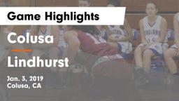 Colusa  vs Lindhurst  Game Highlights - Jan. 3, 2019