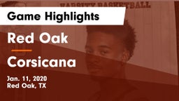 Red Oak  vs Corsicana  Game Highlights - Jan. 11, 2020