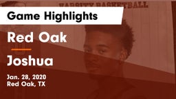 Red Oak  vs Joshua  Game Highlights - Jan. 28, 2020