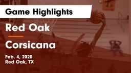 Red Oak  vs Corsicana  Game Highlights - Feb. 4, 2020