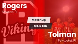 Matchup: Rogers  vs. Tolman  2017