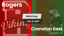 Matchup: Rogers  vs. Cranston East  2017