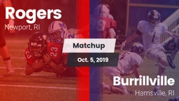 Matchup: Rogers  vs. Burrillville  2019