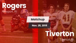 Matchup: Rogers  vs. Tiverton  2019