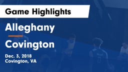 Alleghany  vs Covington  Game Highlights - Dec. 3, 2018