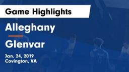 Alleghany  vs Glenvar  Game Highlights - Jan. 24, 2019