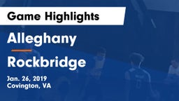 Alleghany  vs Rockbridge Game Highlights - Jan. 26, 2019