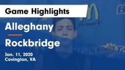Alleghany  vs Rockbridge Game Highlights - Jan. 11, 2020