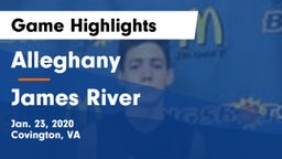 Alleghany  vs James River  Game Highlights - Jan. 23, 2020