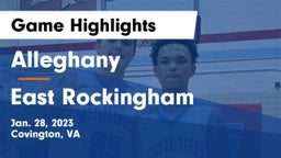 Alleghany  vs East Rockingham  Game Highlights - Jan. 28, 2023