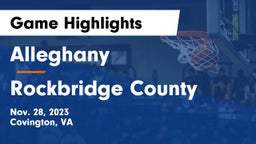 Alleghany  vs Rockbridge County  Game Highlights - Nov. 28, 2023