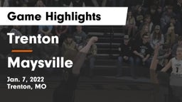 Trenton  vs Maysville  Game Highlights - Jan. 7, 2022