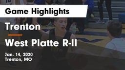Trenton  vs West Platte R-II  Game Highlights - Jan. 14, 2020