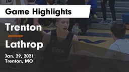 Trenton  vs Lathrop  Game Highlights - Jan. 29, 2021