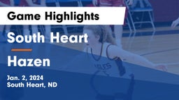 South Heart  vs Hazen  Game Highlights - Jan. 2, 2024