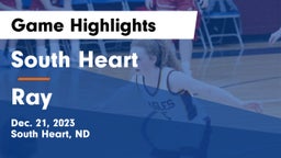 South Heart  vs Ray  Game Highlights - Dec. 21, 2023
