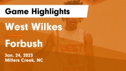West Wilkes  vs Forbush  Game Highlights - Jan. 24, 2023