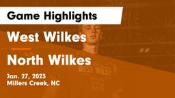 West Wilkes  vs North Wilkes  Game Highlights - Jan. 27, 2023