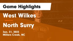 West Wilkes  vs North Surry  Game Highlights - Jan. 31, 2023