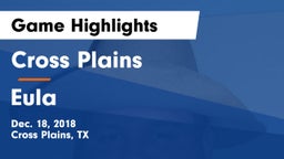 Cross Plains  vs Eula  Game Highlights - Dec. 18, 2018