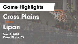 Cross Plains  vs Lipan  Game Highlights - Jan. 3, 2020