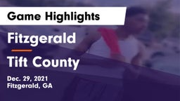Fitzgerald  vs Tift County  Game Highlights - Dec. 29, 2021