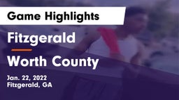 Fitzgerald  vs Worth County  Game Highlights - Jan. 22, 2022