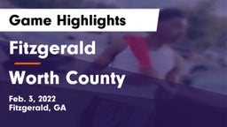 Fitzgerald  vs Worth County  Game Highlights - Feb. 3, 2022