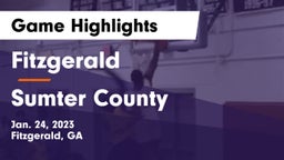 Fitzgerald  vs Sumter County  Game Highlights - Jan. 24, 2023
