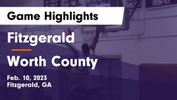 Fitzgerald  vs Worth County  Game Highlights - Feb. 10, 2023