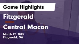 Fitzgerald  vs Central Macon  Game Highlights - March 22, 2023