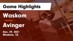 Waskom  vs Avinger   Game Highlights - Dec. 29, 2021