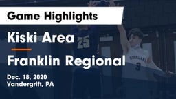 Kiski Area  vs Franklin Regional  Game Highlights - Dec. 18, 2020