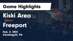 Kiski Area  vs Freeport  Game Highlights - Feb. 2, 2022