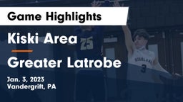 Kiski Area  vs Greater Latrobe  Game Highlights - Jan. 3, 2023