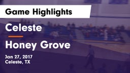 Celeste  vs Honey Grove  Game Highlights - Jan 27, 2017